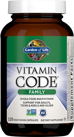 Garden of Life RAW Vitamin Code Family komplexní multivitamín