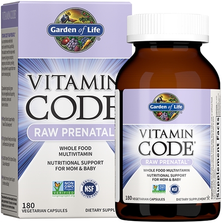 Garden of Life Vitamin Code RAW Prenatal kapsułki z kompleksem multiwitaminowym