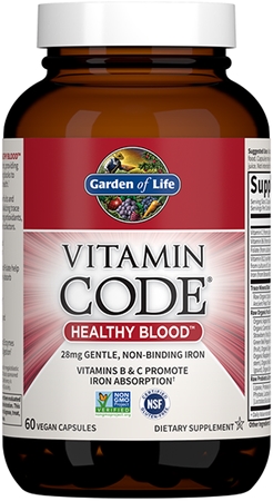 Garden of Life Vitamin Code RAW Healthy Blood kapsułki do wsparcia procesów krwiotwórczych