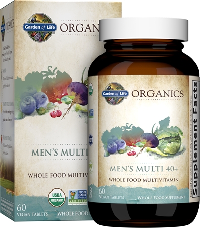 Garden of Life Organics Men’s Multi 40+ tabletki z kompleksem multiwitaminowym