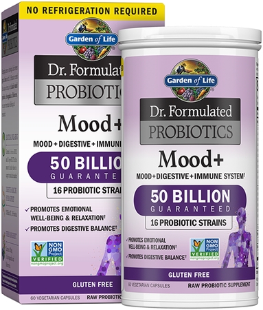 Garden of Life Dr. Formulated Probiotics Mood+ probiotiká na podporu nálady