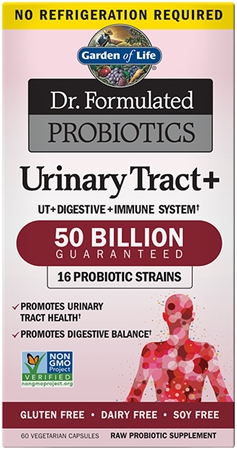 Garden of Life Dr. Formulated Probiotics Urinary Tract+ probiotika pro zdraví močových cest