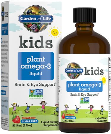 Garden of Life Kids Plant Omega 3 Liquid suplement diety dla dzieci