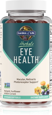 Garden of Life Eye Health měkké tobolky pro podporu zdraví zraku