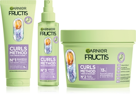 Garnier Fructis Curls Method rinkinys plaukams