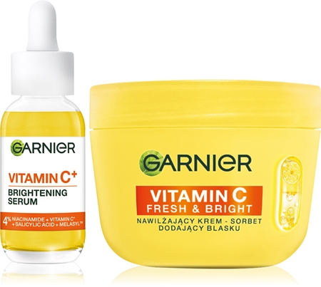 Garnier Vitamin C rinkinys spindesiui ir drėkinimui suteikti