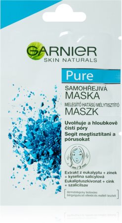 Garnier Pure máscara facial para pele problemática, acne