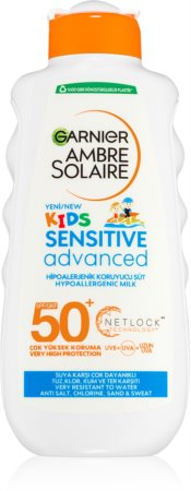 Garnier Ambre Solaire Resisto Kids leite protetor para crianças  SPF 50+