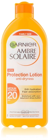 Garnier Ambre Solaire Beskyttende solcreme lotion SPF 20