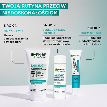 Garnier Czysta Skóra Pure peeling oczyszczający 3w1