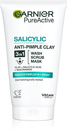 Garnier Pure čisticí peeling 3 v 1