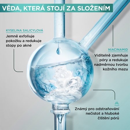 Garnier Pure čisticí peeling 3 v 1