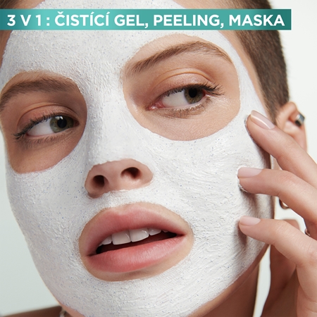 Garnier Pure Active čisticí peeling 3 v 1