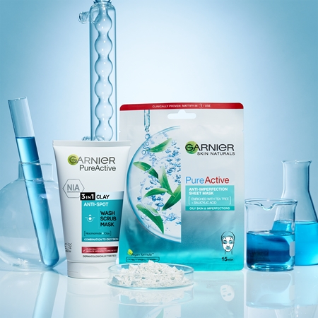 Garnier Pure Active čisticí peeling 3 v 1