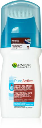 Garnier Pure Active gel de limpeza com escova
