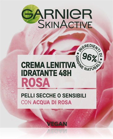 Garnier Skin Active Rosa crema hidratante para pieles secas y sensibles