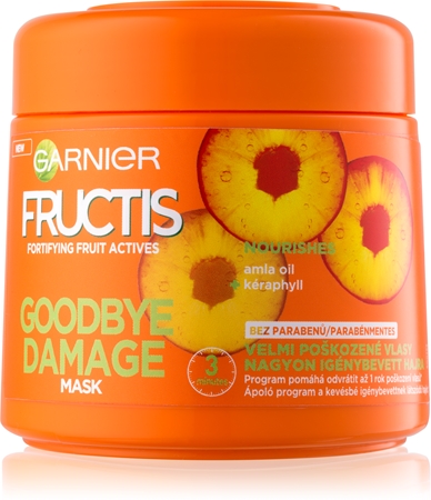 Garnier Fructis Damage Repair posilujúca maska pre veľmi poškodené vlasy