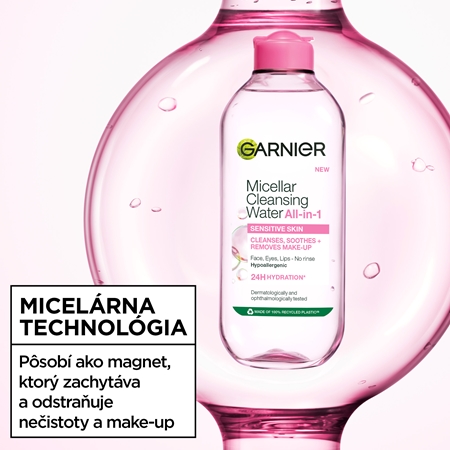 Garnier Micellar micelárna voda pre citlivú pleť