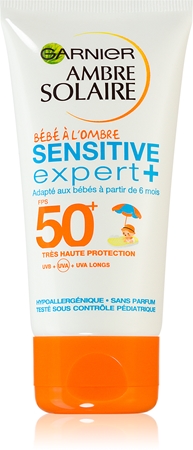 Garnier Ambre Solaire Sensitive Advanced opaľovací krém pre deti SPF 50+