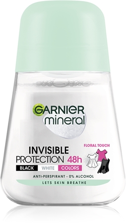 Garnier Mineral Invisible rutulinis antiperspirantas moterims