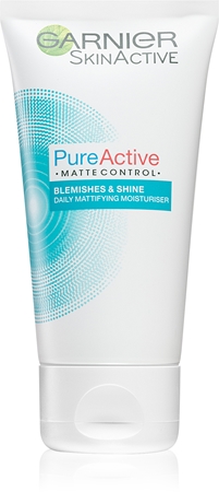 Garnier Pure Active Matte Control mattifying moisturising care for skin with imperfections