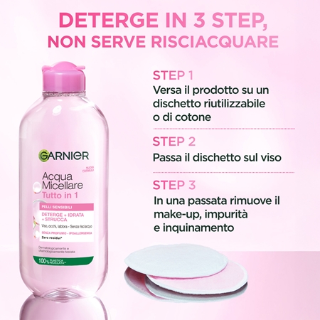 Garnier Skin Active Skin Naturals acqua micellare per pelli sensibili
