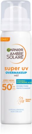 Garnier Ambre Solaire Super UV Izsmidzināms līdzeklis sejai augstai aizsardzībai pret sauli