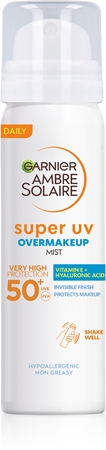 Garnier Ambre Solaire Super UV meglica za obraz z visoko UV zaščito