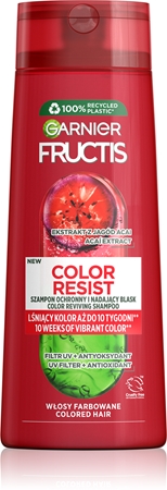 Garnier Fructis Color Resist energizuojamasis šampūnas dažytiems plaukams