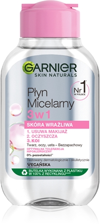 Garnier Skin Naturals micelinis vanduo jautriai odai