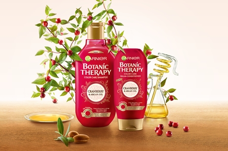 Garnier Botanic Therapy Cranberry champú protector del cabello teñido