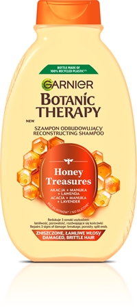 Garnier Botanic Therapy Miód & Propolis szampon odbudowujący włosy do włosów zniszczonych
