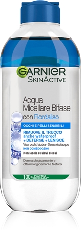Garnier Skin Naturals agua micelar tratante para contorno de ojos sensible de los portadores de lentes de contacto