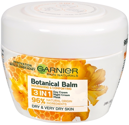 Garnier Botanical bálsamo nutritivo 3 en 1 con extracto de miel y cera de abeja