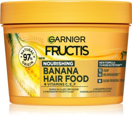 Garnier Fructis Banana Hair Food masque nourrissant pour cheveux secs