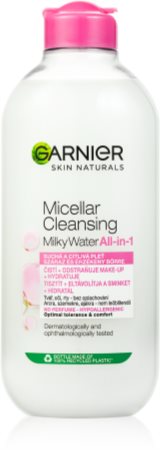 Garnier Skin Naturals Mizellenwasser mit feuchtigkeitsspendender Milch für trockene und empfindliche Haut