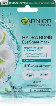 Garnier Skin Naturals Moisture+ Smoothness wygładzająca maska na oczy