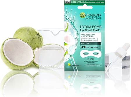 Garnier Skin Naturals Moisture+ Smoothness vyhlazující oční maska