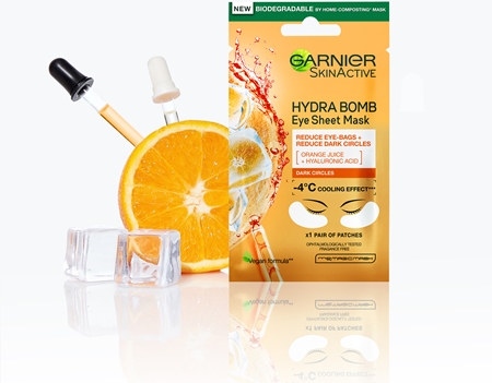 Garnier Textil Masks Hydra Bomb Eye Contour Mask with hyaluronic acid