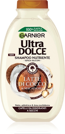 Garnier Ultra Doux Coconut and Macadamia champú suave para uso diario