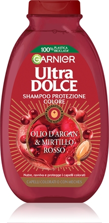 Garnier Ultra Dolce Olio di Argan e Mirtillo Rosso shampoo per capelli tinti