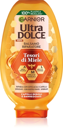 Garnier Ultra Dolce Tesori di Miele balsamo rigenerante per capelli rovinati