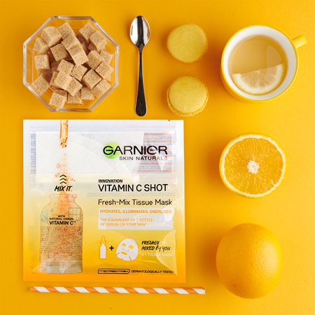 Garnier Skin Naturals Fresh Mix Mask Vitamin maska pro suchou pleť