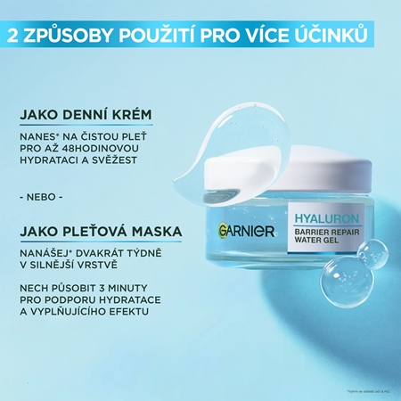 Garnier Hyaluron denní hydratační krém s gelovou texturou