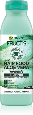 Garnier Fructis Aloe Vera Hair Food champú hidratante para cabello normal y seco