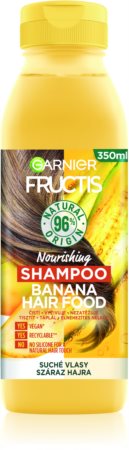 Garnier Fructis Banana Hair Food maitinamasis šampūnas sausiems plaukams