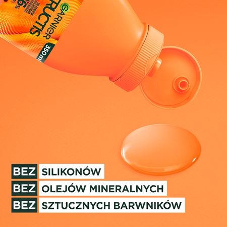 Garnier Fructis Papaya Hair Food szampon regenerujący do włosów zniszczonych
