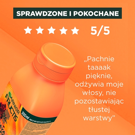 Garnier Fructis Papaya Hair Food szampon regenerujący do włosów zniszczonych