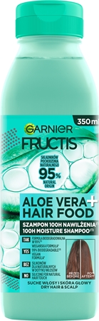 Garnier Fructis Aloe Vera Hair Food Fugtgivende shampoo Fra normalt til tørt hår