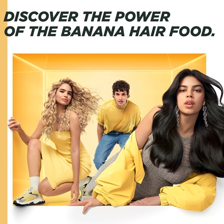 Garnier Fructis Banana Hair Food поживний шампунь для сухого волосся